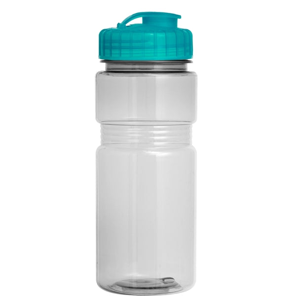 20 oz. Translucent Recreation Bottle with Flip Top Lid