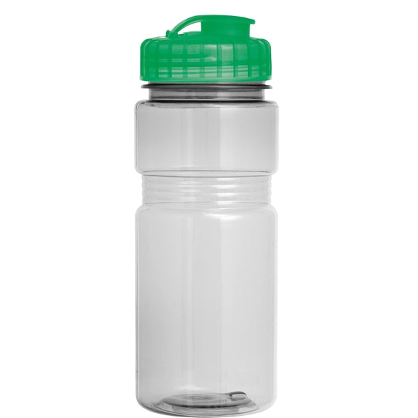 20 oz. Translucent Recreation Bottle with Flip Top Lid