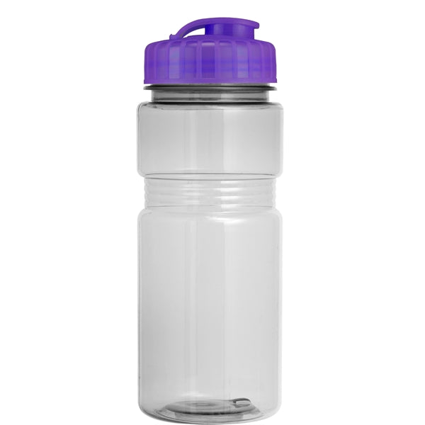 20 oz. Translucent Recreation Bottle with Flip Top Lid