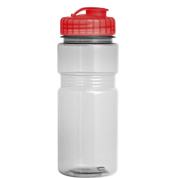 20 oz. Translucent Recreation Bottle with Flip Top Lid