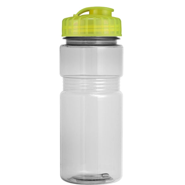 20 oz. Translucent Recreation Bottle with Flip Top Lid