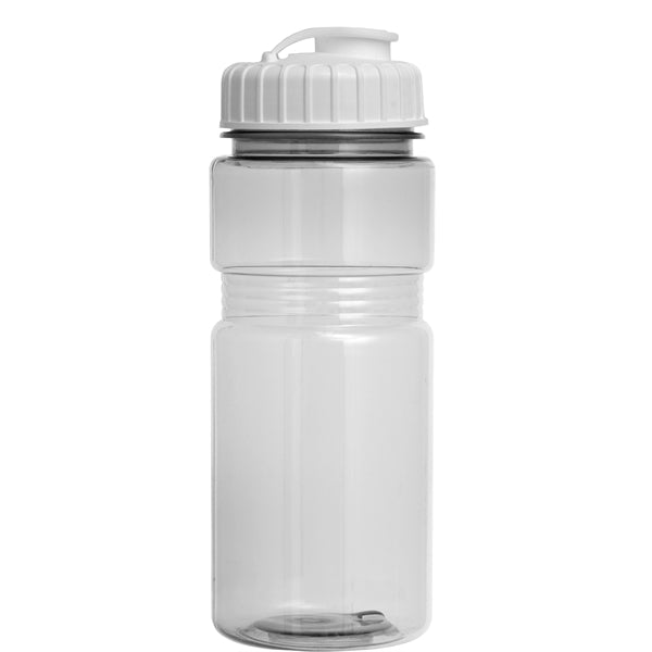 20 oz. Translucent Recreation Bottle with Flip Top Lid