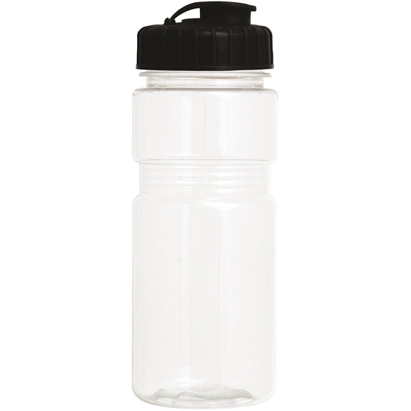 20 oz. Translucent Recreation Bottle with Flip Top Lid