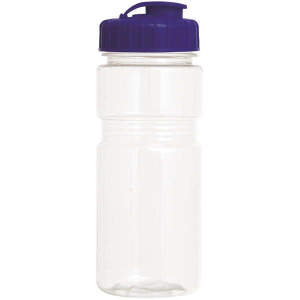 20 oz. Translucent Recreation Bottle with Flip Top Lid