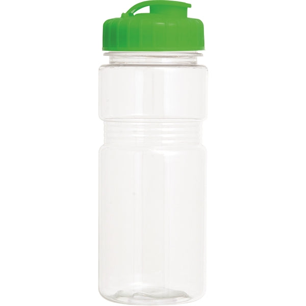 20 oz. Translucent Recreation Bottle with Flip Top Lid