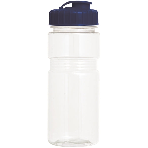20 oz. Translucent Recreation Bottle with Flip Top Lid