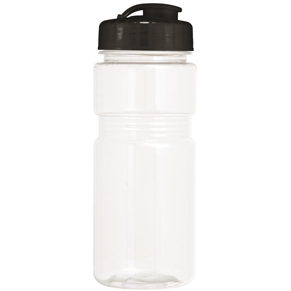 20 oz. Translucent Recreation Bottle with Flip Top Lid
