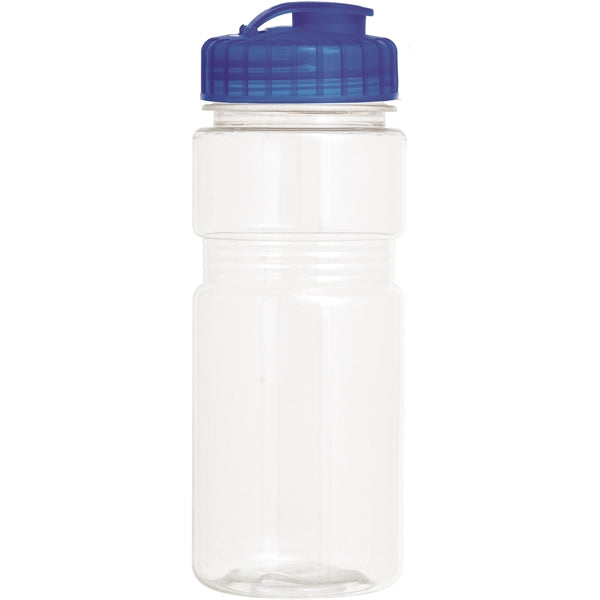 20 oz. Translucent Recreation Bottle with Flip Top Lid