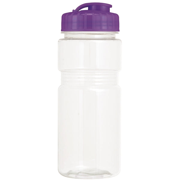 20 oz. Translucent Recreation Bottle with Flip Top Lid