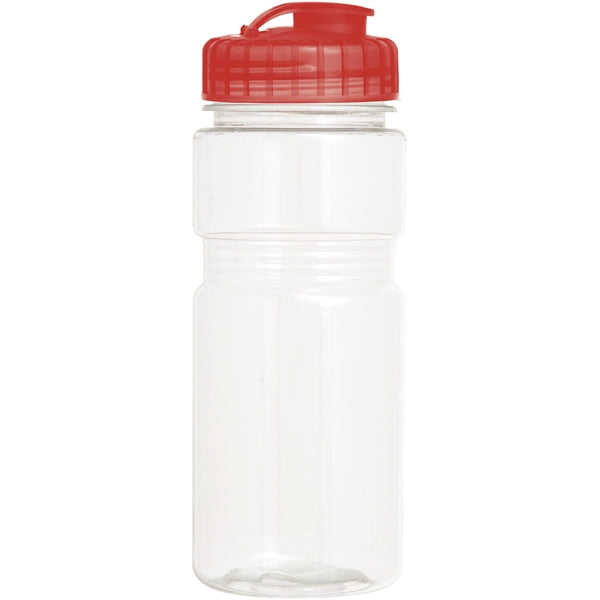 20 oz. Translucent Recreation Bottle with Flip Top Lid