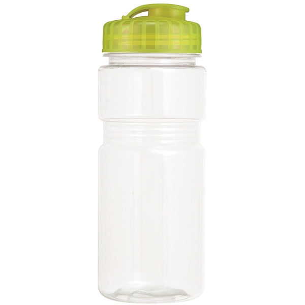 20 oz. Translucent Recreation Bottle with Flip Top Lid