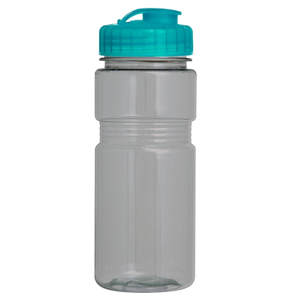 20 oz. Translucent Recreation Bottle with Flip Top Lid