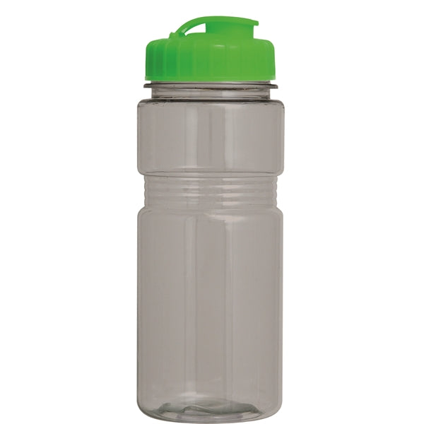 20 oz. Translucent Recreation Bottle with Flip Top Lid