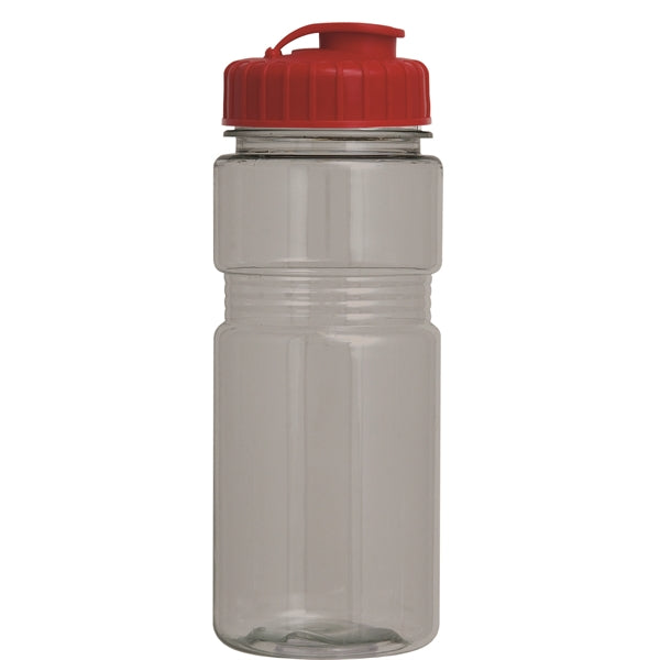 20 oz. Translucent Recreation Bottle with Flip Top Lid