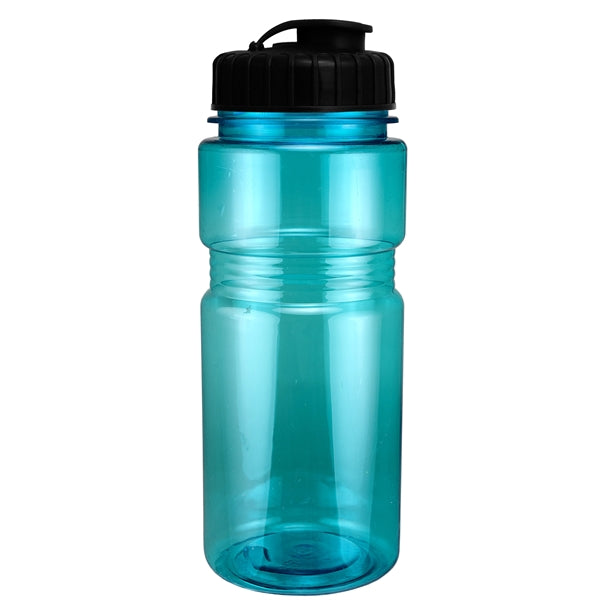 20 oz. Translucent Recreation Bottle with Flip Top Lid