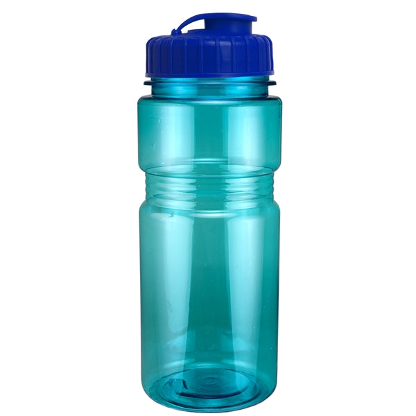 20 oz. Translucent Recreation Bottle with Flip Top Lid