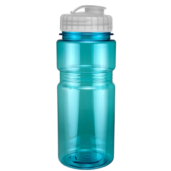20 oz. Translucent Recreation Bottle with Flip Top Lid