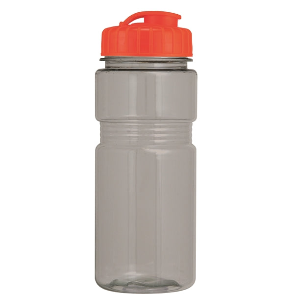 20 oz. Translucent Recreation Bottle with Flip Top Lid
