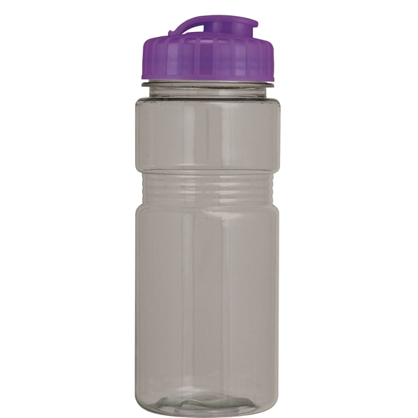 20 oz. Translucent Recreation Bottle with Flip Top Lid