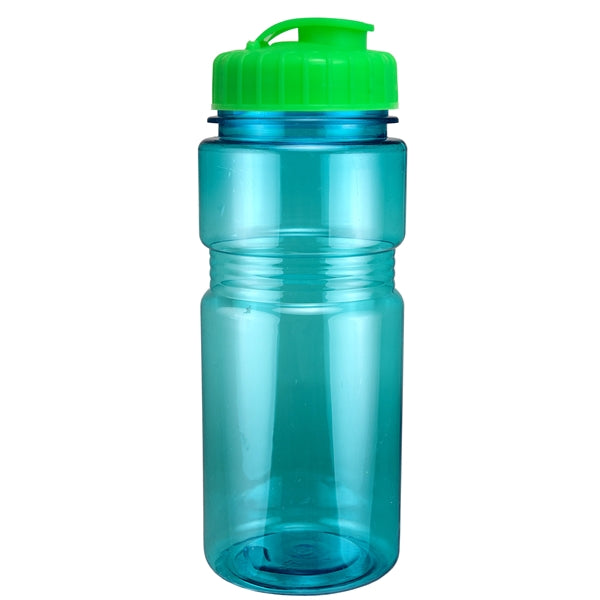 20 oz. Translucent Recreation Bottle with Flip Top Lid