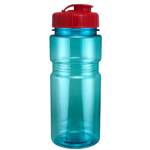 20 oz. Translucent Recreation Bottle with Flip Top Lid