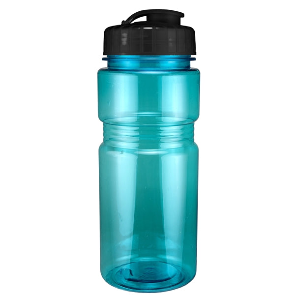 20 oz. Translucent Recreation Bottle with Flip Top Lid