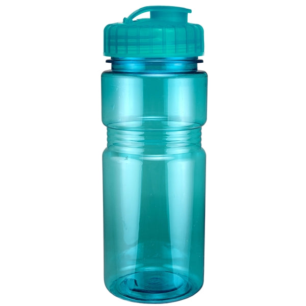 20 oz. Translucent Recreation Bottle with Flip Top Lid