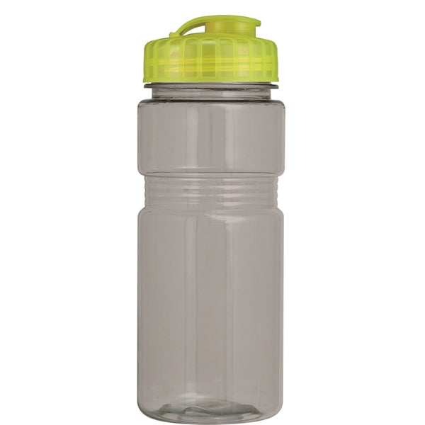 20 oz. Translucent Recreation Bottle with Flip Top Lid
