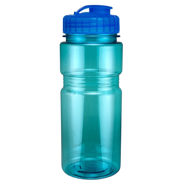 20 oz. Translucent Recreation Bottle with Flip Top Lid