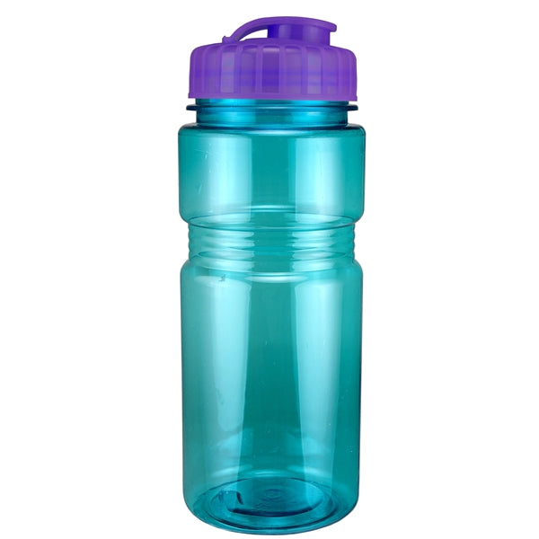 20 oz. Translucent Recreation Bottle with Flip Top Lid