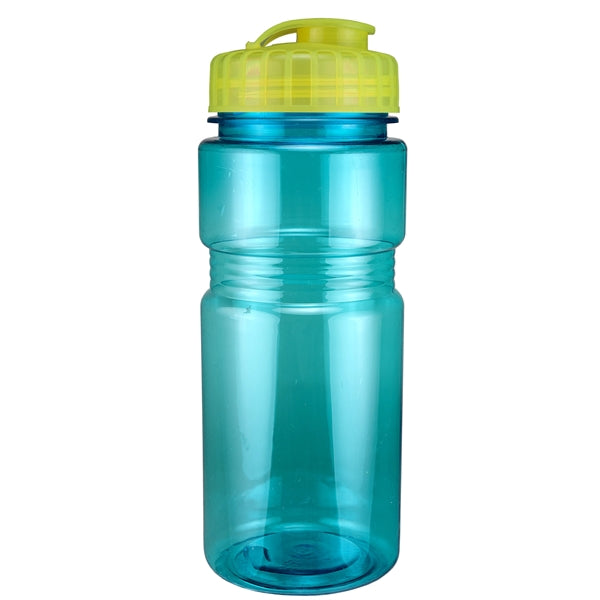 20 oz. Translucent Recreation Bottle with Flip Top Lid