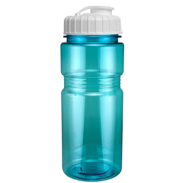 20 oz. Translucent Recreation Bottle with Flip Top Lid