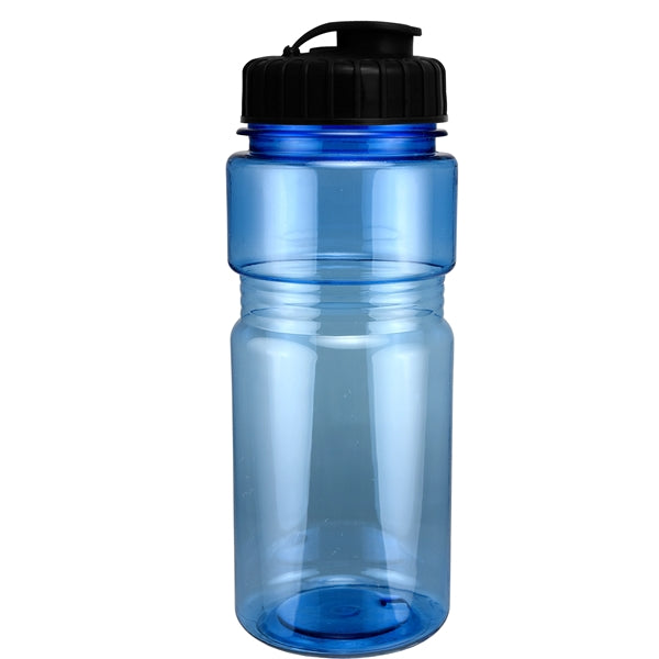 20 oz. Translucent Recreation Bottle with Flip Top Lid