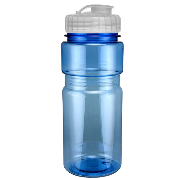 20 oz. Translucent Recreation Bottle with Flip Top Lid