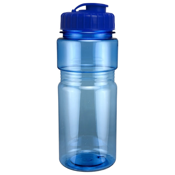 20 oz. Translucent Recreation Bottle with Flip Top Lid