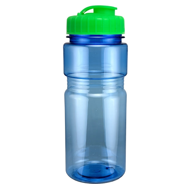 20 oz. Translucent Recreation Bottle with Flip Top Lid