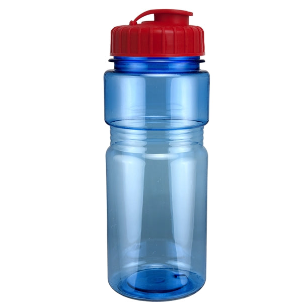 20 oz. Translucent Recreation Bottle with Flip Top Lid