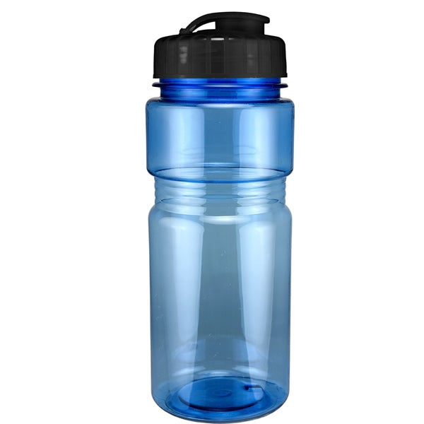 20 oz. Translucent Recreation Bottle with Flip Top Lid