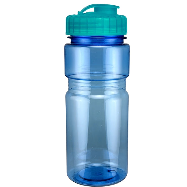 20 oz. Translucent Recreation Bottle with Flip Top Lid
