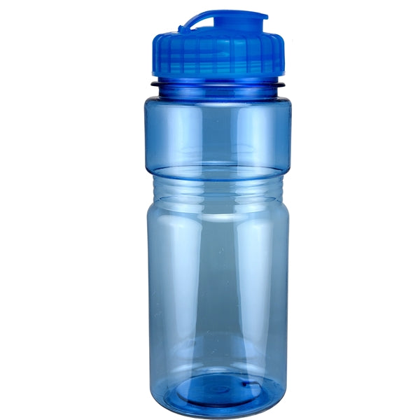 20 oz. Translucent Recreation Bottle with Flip Top Lid