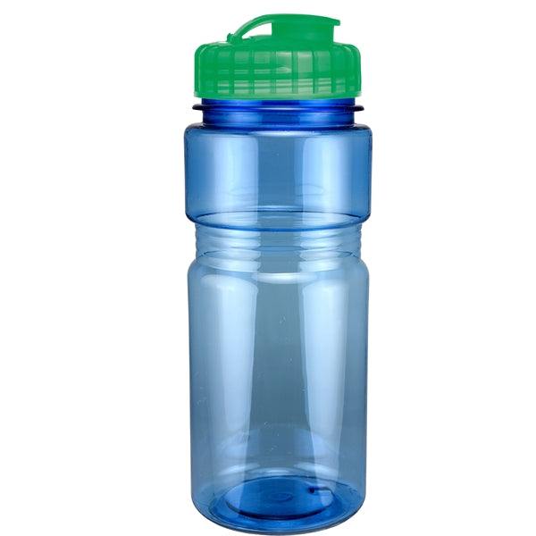 20 oz. Translucent Recreation Bottle with Flip Top Lid