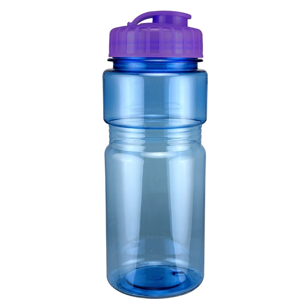 20 oz. Translucent Recreation Bottle with Flip Top Lid
