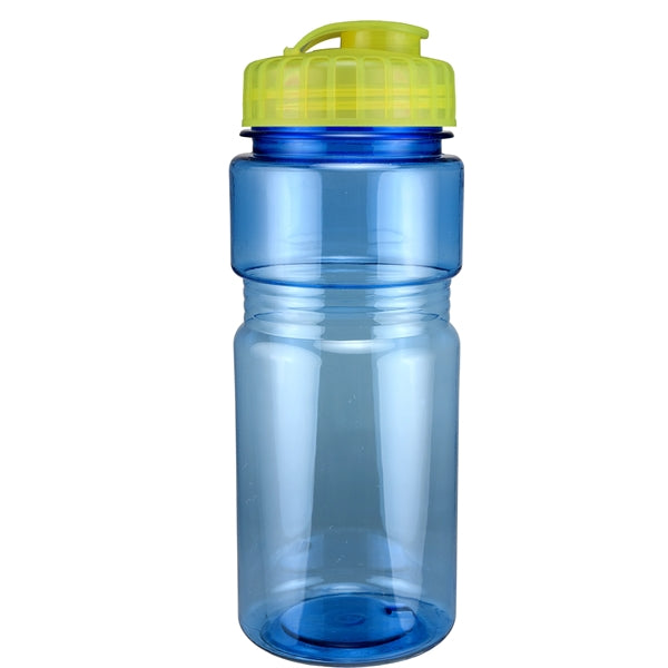 20 oz. Translucent Recreation Bottle with Flip Top Lid