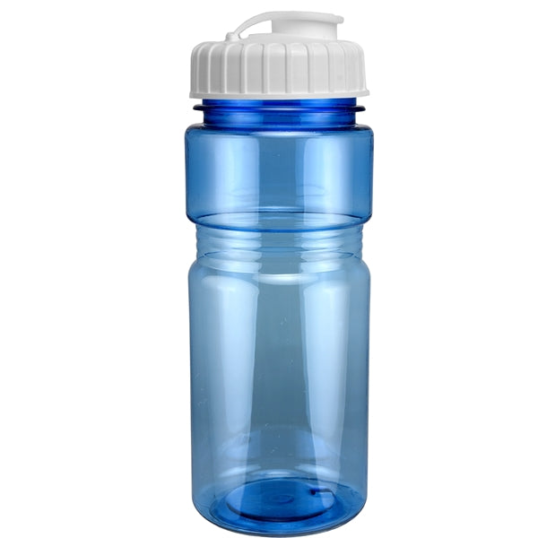 20 oz. Translucent Recreation Bottle with Flip Top Lid