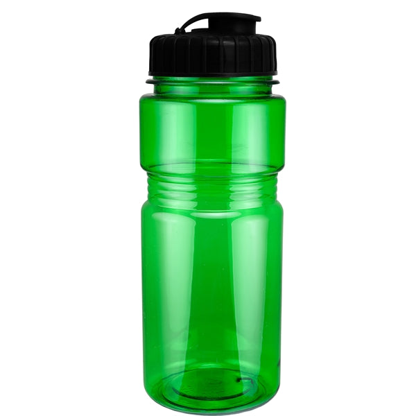 20 oz. Translucent Recreation Bottle with Flip Top Lid