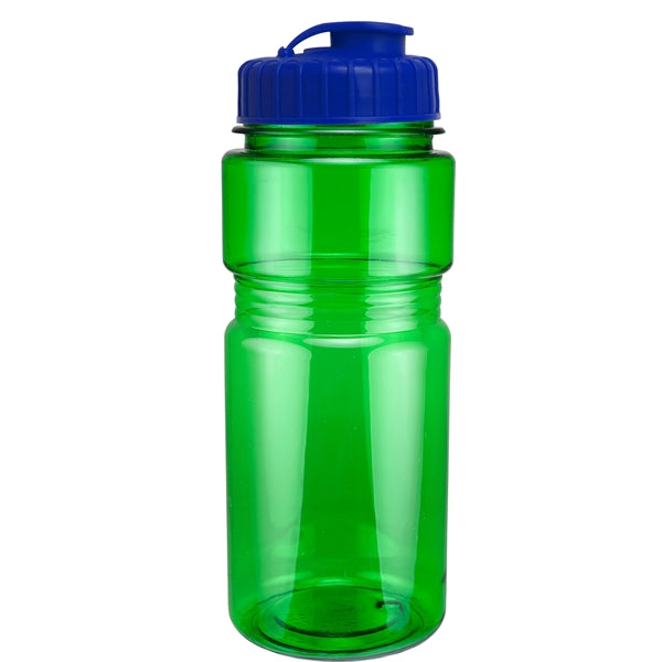 20 oz. Translucent Recreation Bottle with Flip Top Lid