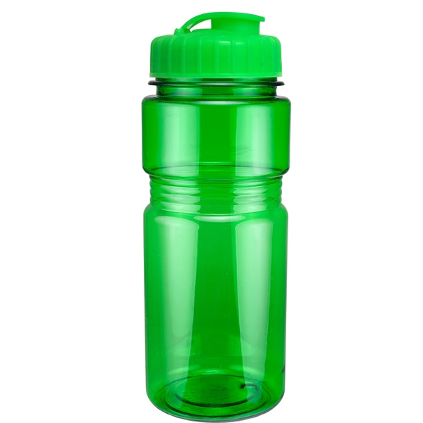 20 oz. Translucent Recreation Bottle with Flip Top Lid