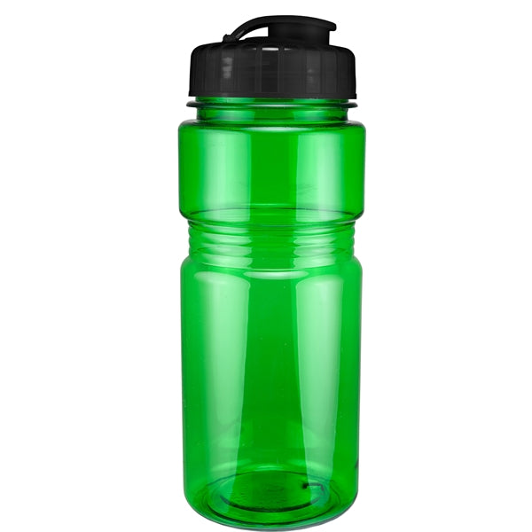 20 oz. Translucent Recreation Bottle with Flip Top Lid