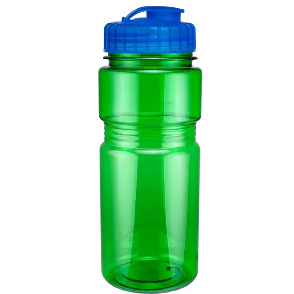 20 oz. Translucent Recreation Bottle with Flip Top Lid