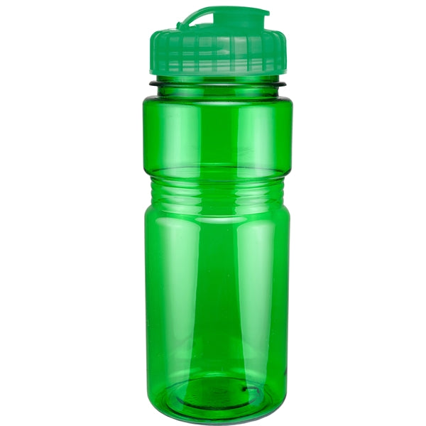 20 oz. Translucent Recreation Bottle with Flip Top Lid